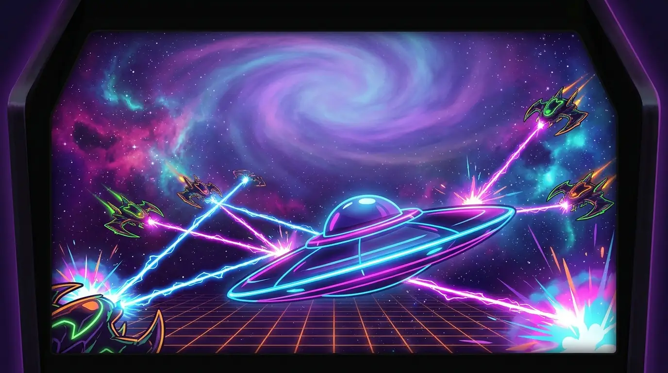 Starcade Defender cover art